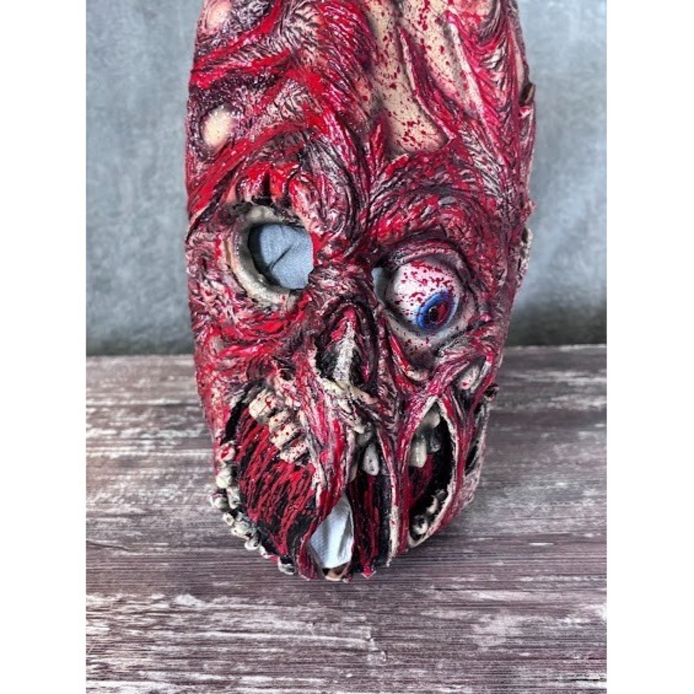 Vintage 2000 Mask Illusion Halloween Undead Latex Mask Excellent Condition